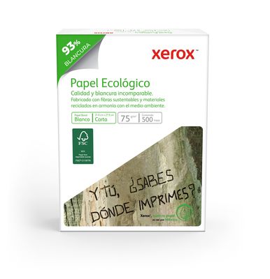 Papel Bond Ecológico Carta XEROX Ecológico