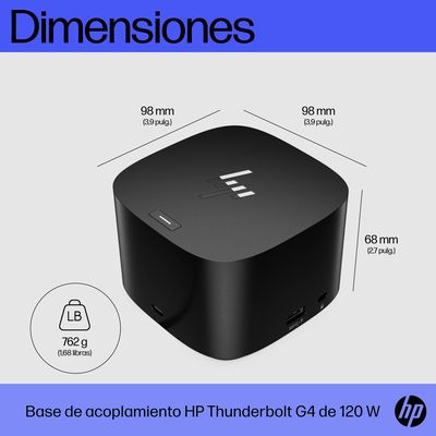 Docking Station HP HP DOCKING  Thunderbolt de 120 W G4