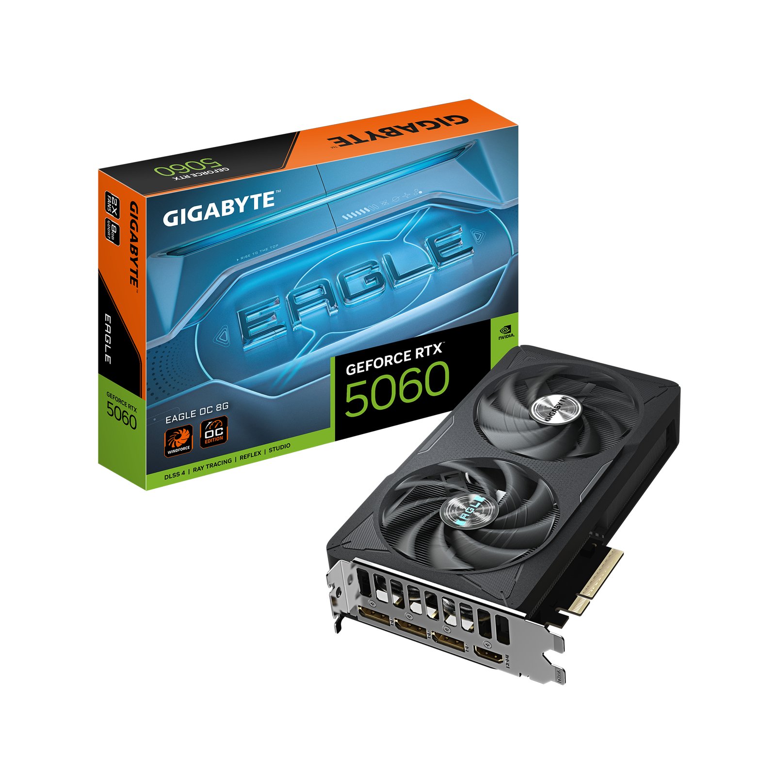 Tarjetas de Video GIGABYTE GV-N5060EAGLE OC-8GD