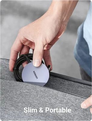Cargador Inalámbrico Magnético / 15W / Tecnología MagSafe / Certificación MFM / Qi / Cable Trenzado 1.5 m (4.9 ft)